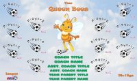 Bees Hornets Soccer Team Banner Design Your Own