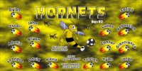 Hornets Soccer Team Banner - AYSO Hornets Banner - TeamsBanner
