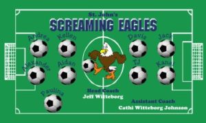 Eagles Soccer Team Banner - AYSO Eagles Banner - TeamsBanner