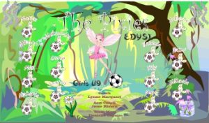 Pixies / Fairies Custom Soccer Banner Examples - AYSO Pixies / Fairies Banner - TeamsBanner