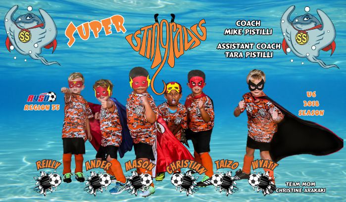 Player Photo Custom Soccer Banner Examples - AYSO Player Photo Banner - TeamsBanner