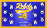 Any Team Name Baseball Banner Custom Designed Team Baseball Banner, Baseball Banners, Miscellaneous Baseball Banner Custom Designed Team Baseball Banners